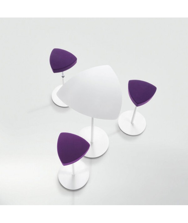 sgabello Kensho cromato