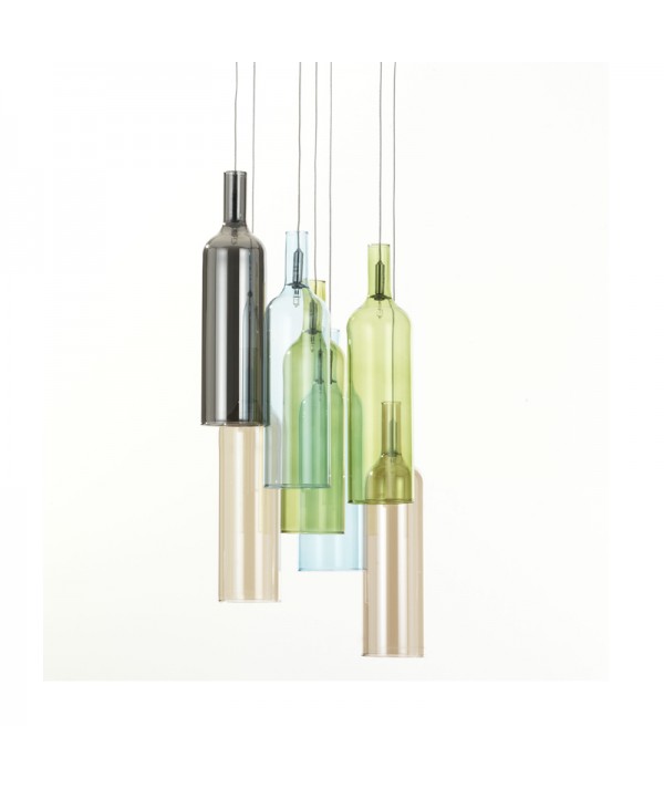 lampadario Bottles