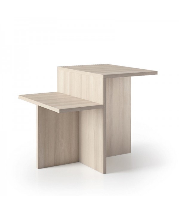 Up & down rettangolare tavolino color olmo