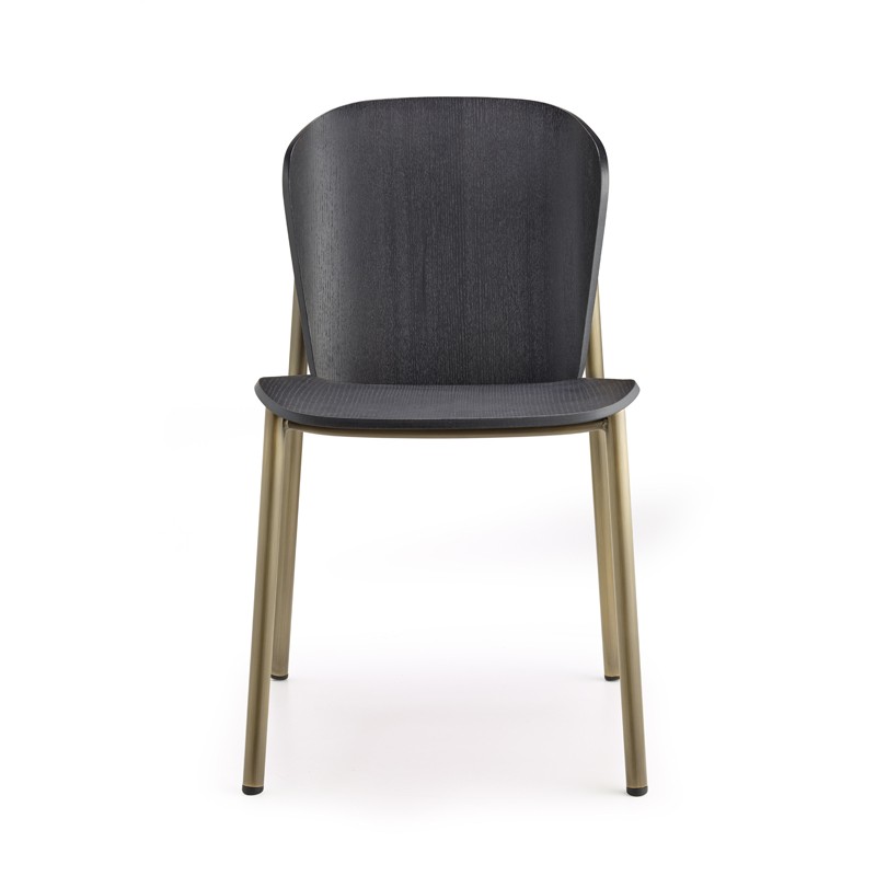 Sedia Finn Metal Wood Vintage