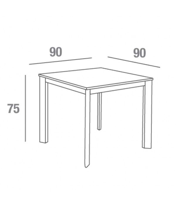 Tavolo Mario Allungabile Super Quadrato 232 cm