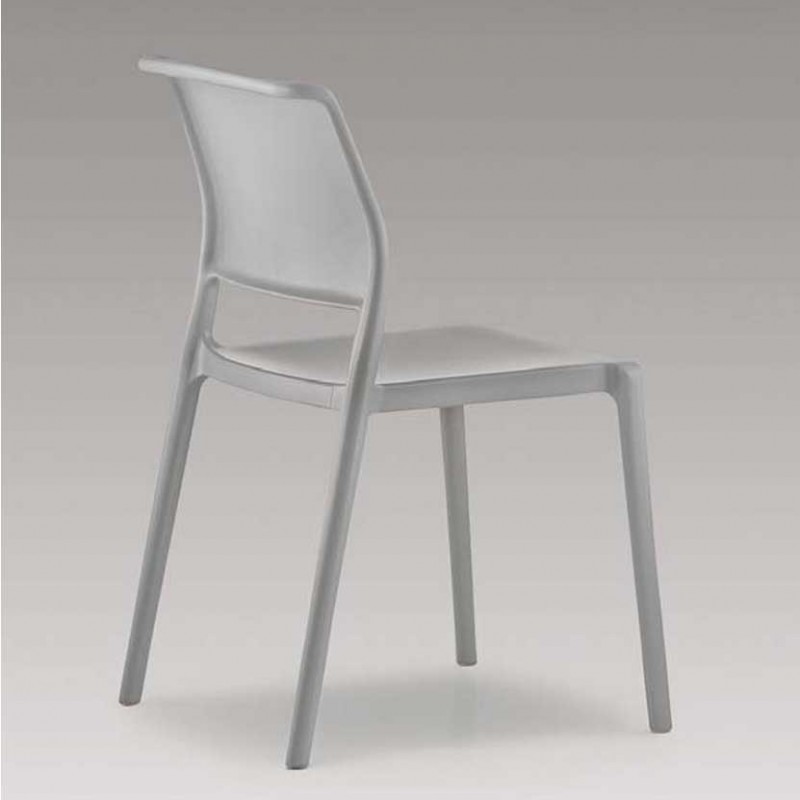 Sedia Ara in polipropilene grigio Sedia Ara in polipropilene grigio