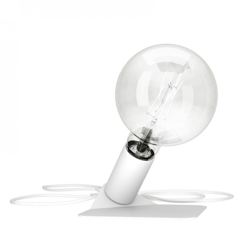 Lampada in metallo Magnetico bianco di Filotto Lampada in metallo Magnetico bianco di Filotto