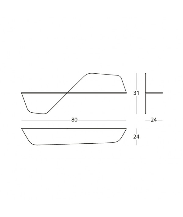 Mensola Flap in metallo scheda tecnica