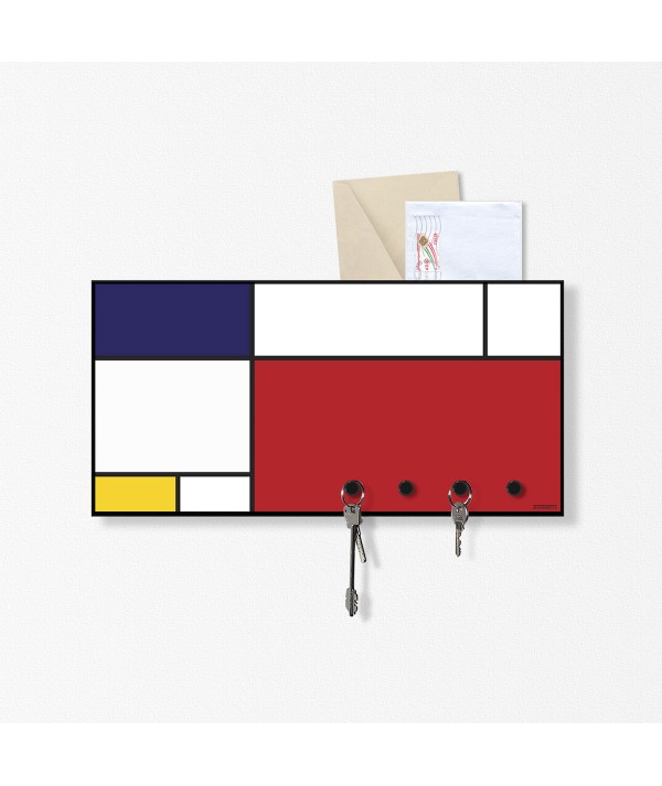 Porta lettere portachiavi mondrian di dESIGNoBJET ambientato