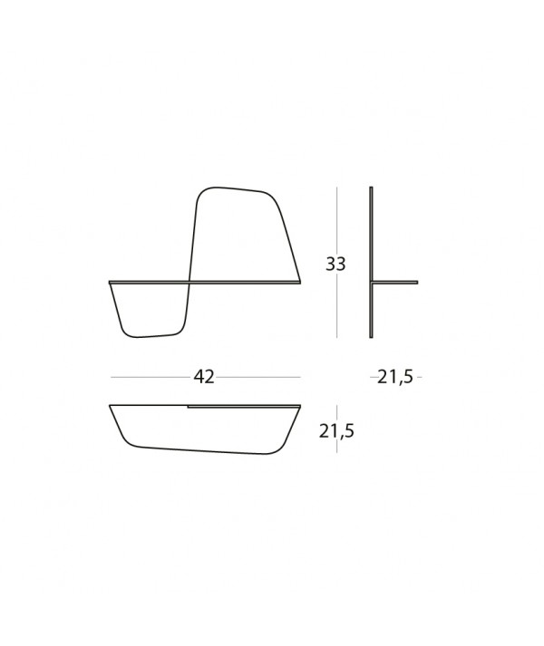 Mensola Flap 420  scheda tecnica