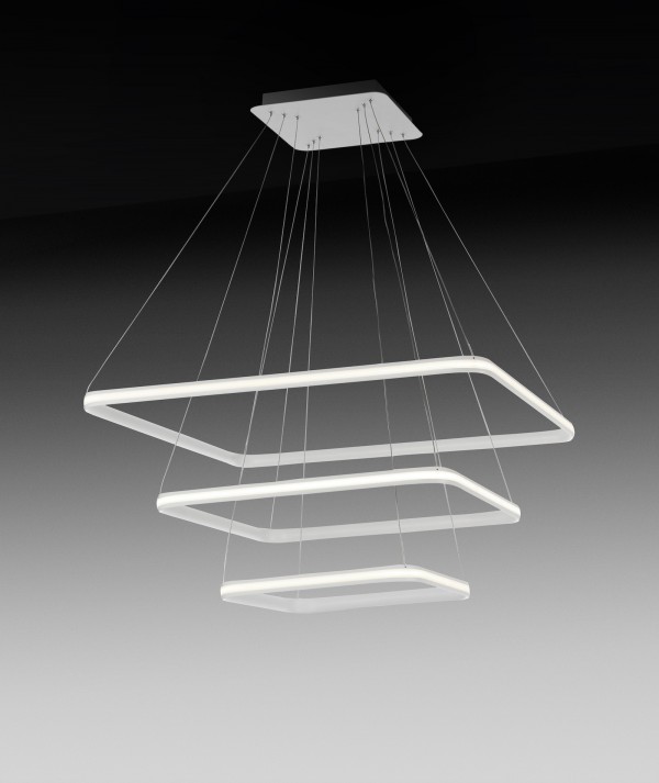 Lampada a sospensione inner S di vivida di colore bianco