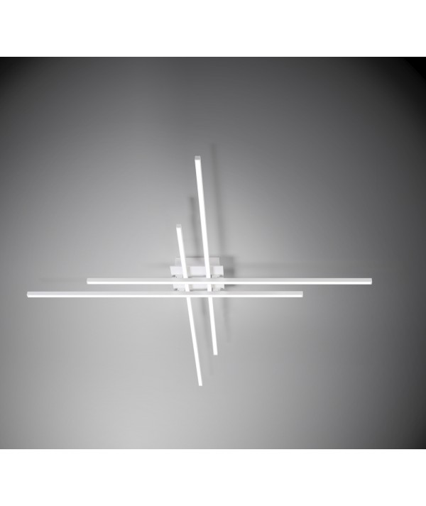 Lampada a sospensione hashtag di vivida in alluminio di colore bianco