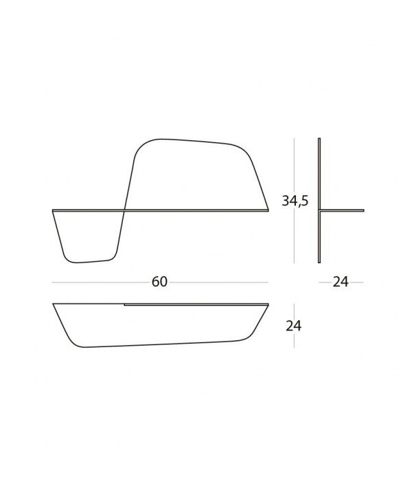 Mensola Flap in metallo scheda tecnica