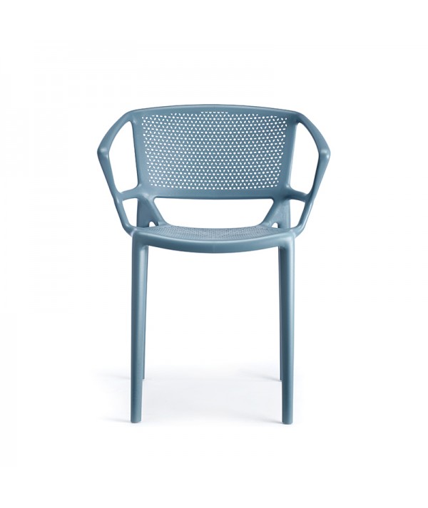 sedia fiorellina infiniti azzurro polvere