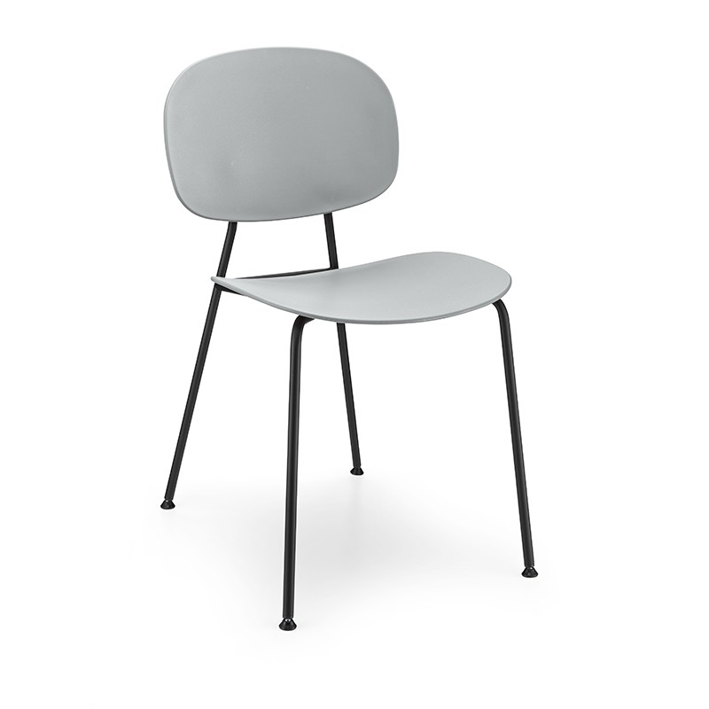 tondina pop acciaio nero grigio mandorla