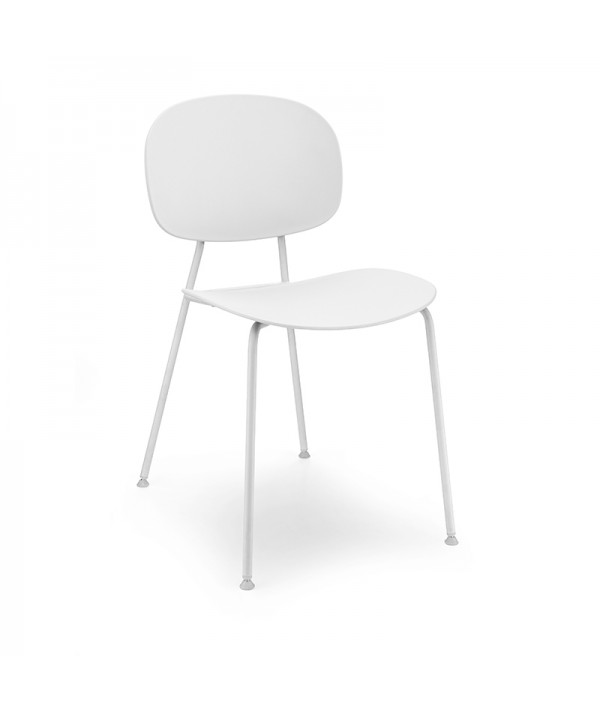 tondina pop acciaio bianco opaco bianca