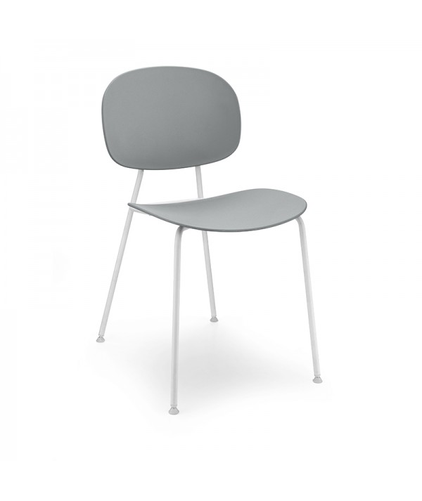 tondina pop acciaio bianco opaco grigio mandorla