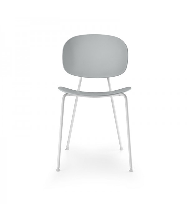 tondina pop acciaio bianco opaco grigio mandorla