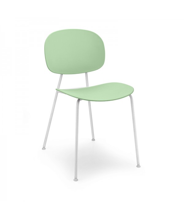 tondina pop acciaio bianco opaco verde acqua