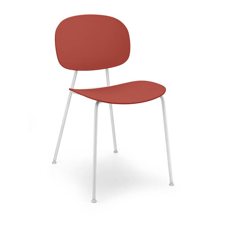 tondina pop acciaio bianco opaco marsala