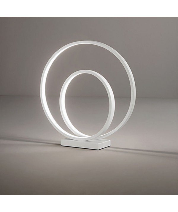 lampada da tavolo ritmo  bianco opaco di perenz
