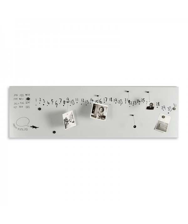Calendario perpetuo Krok 2 Black di dESIGNoBJECT grigio chiaro