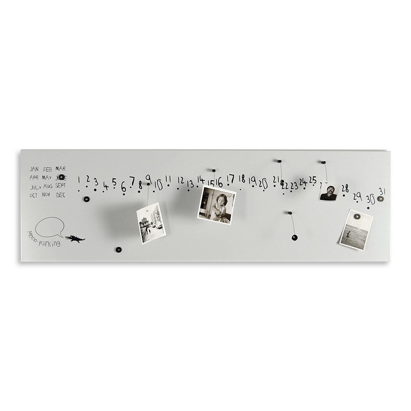 Calendario perpetuo Krok 2 Black di dESIGNoBJECT grigio chiaro Calendario perpetuo Krok 2 Black di dESIGNoBJECT grigio chiaro
