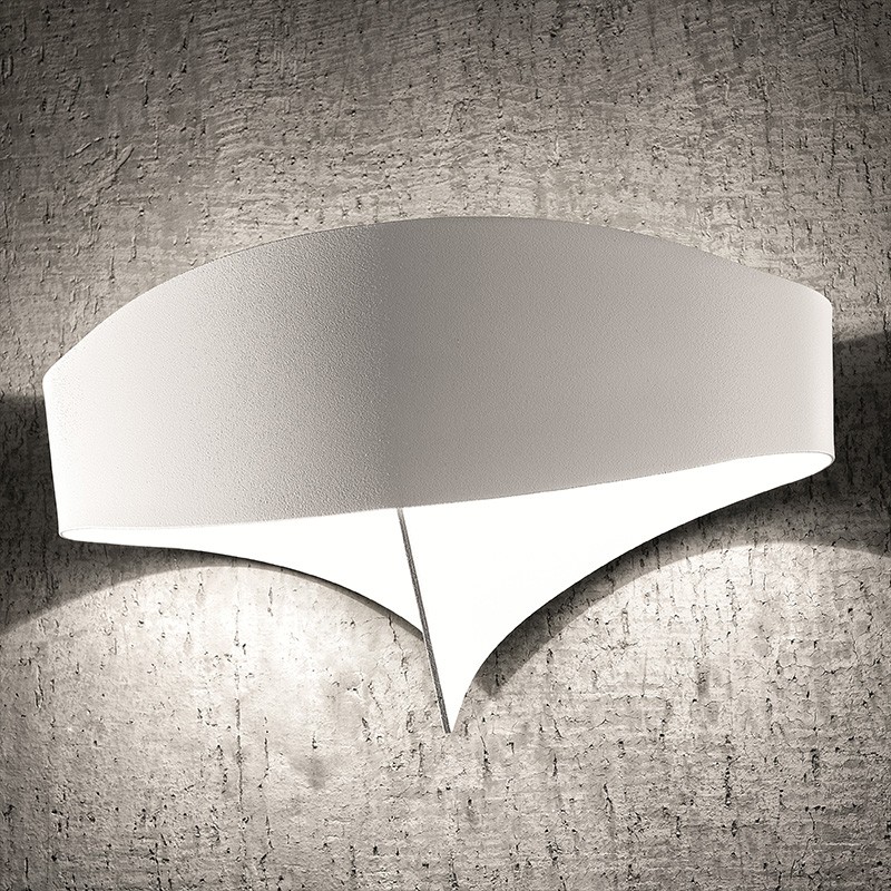 Applique scudo di Selène bianco