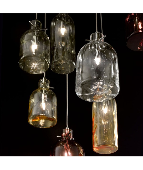 lampada a sospensione bossa nova colori di selène