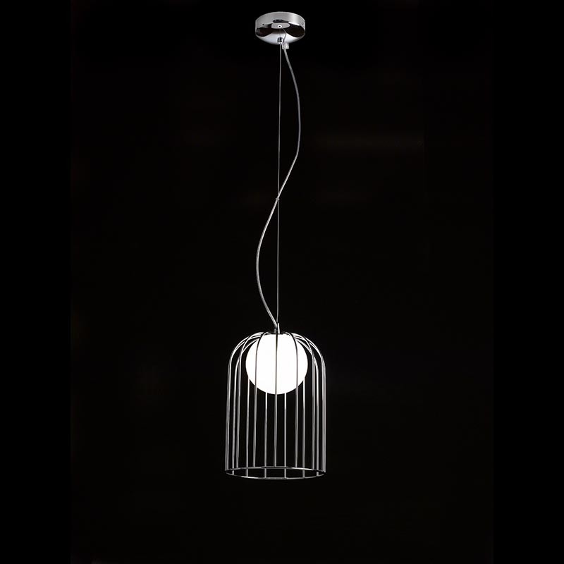 Lampada a Sospensione Kluvì Cromo Lampada a Sospensione Kluvì Cromo