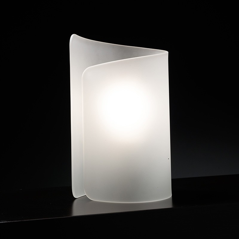 lampada da tavolo lumetto papiro di selène satinato lampada da tavolo lumetto papiro di selène satinato