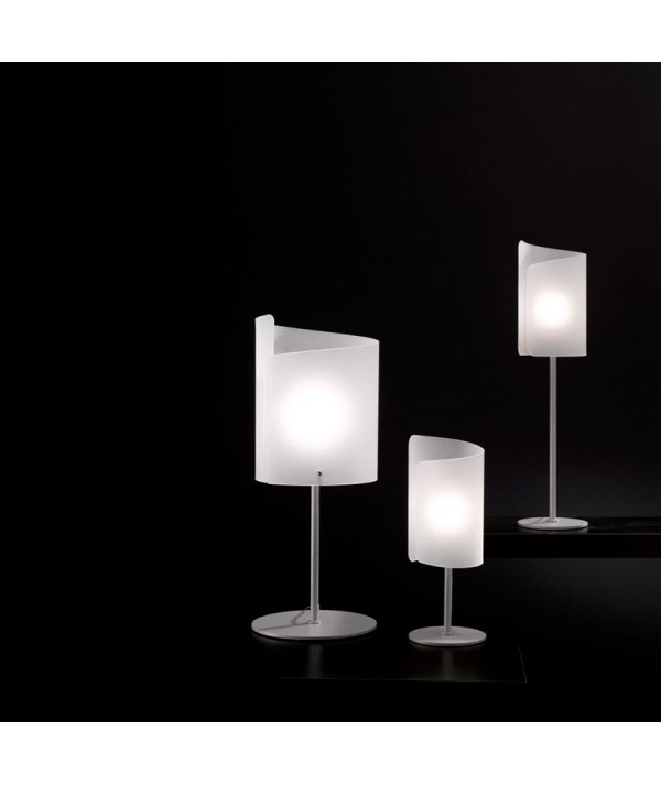 lampada da tavolo papiro satinato