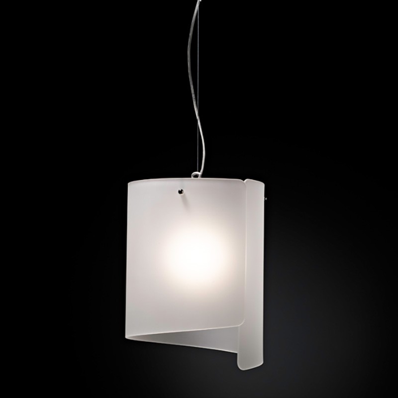 Lampada a Sospensione Papiro di selène Piccola Satinato Lampada a Sospensione Papiro di selène Piccola Satinato
