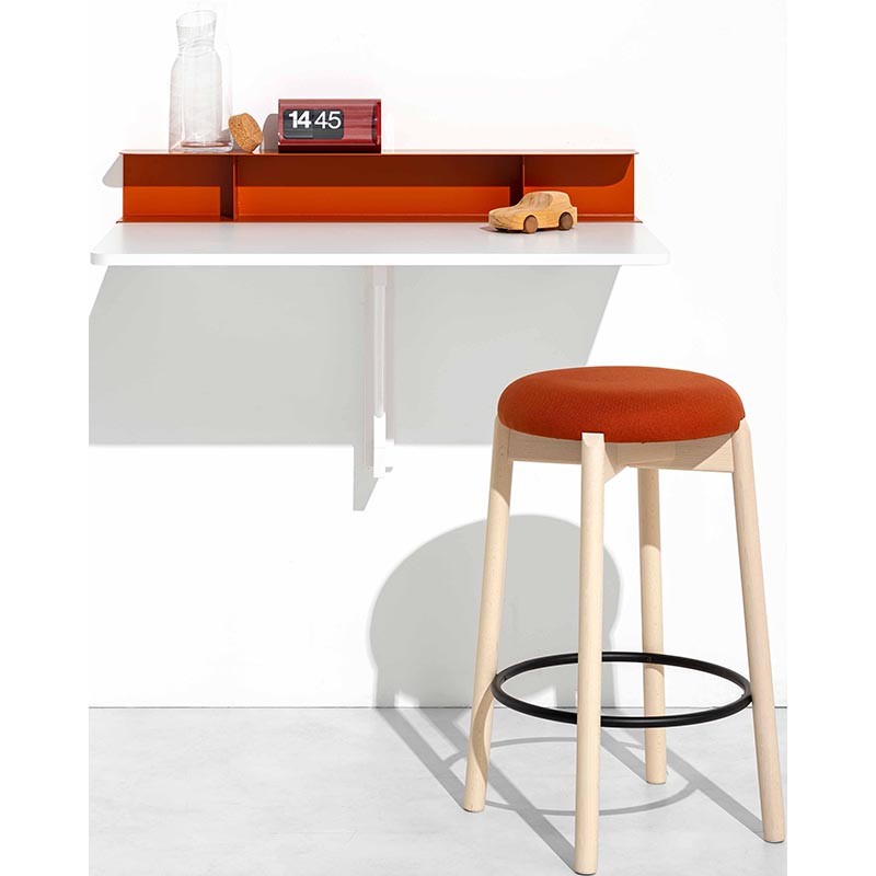 Tavolo Pieghevole Quadro con Mensola di Connubia Calligaris