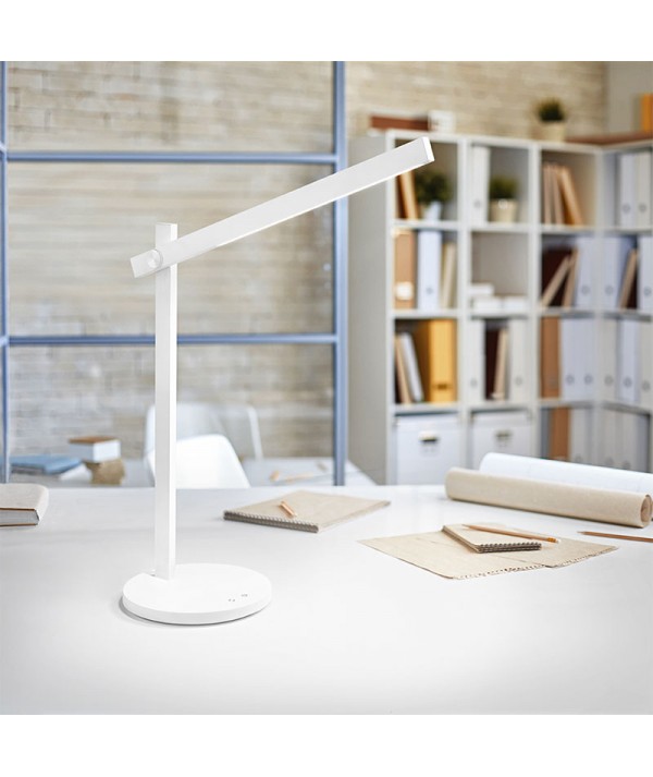 Lampada da tavolo Ruler Bianco di Perenz