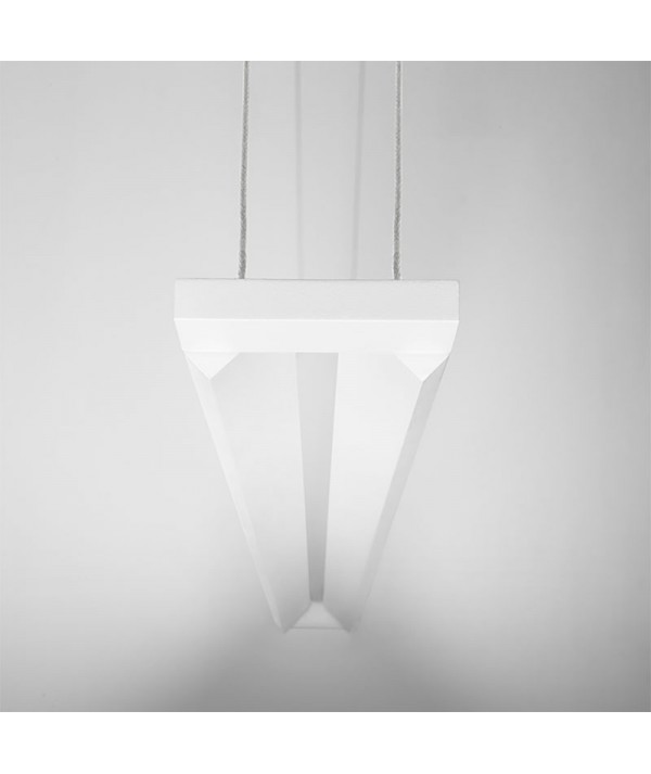 Lampada a sospensione Sway bianca