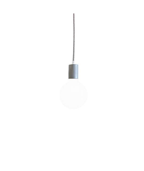 Lampada filotto metallico grigio