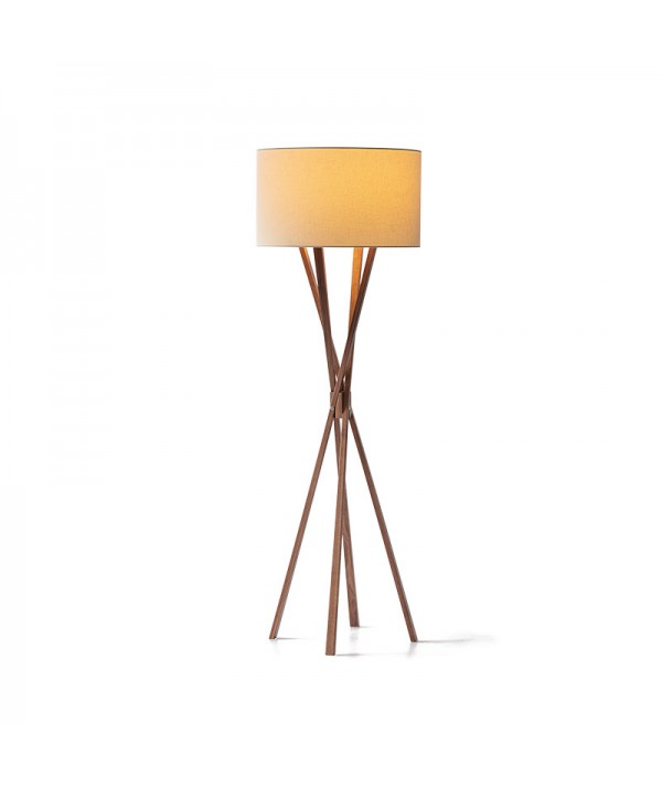 lampada eva di canon arreda in legno finitura noce