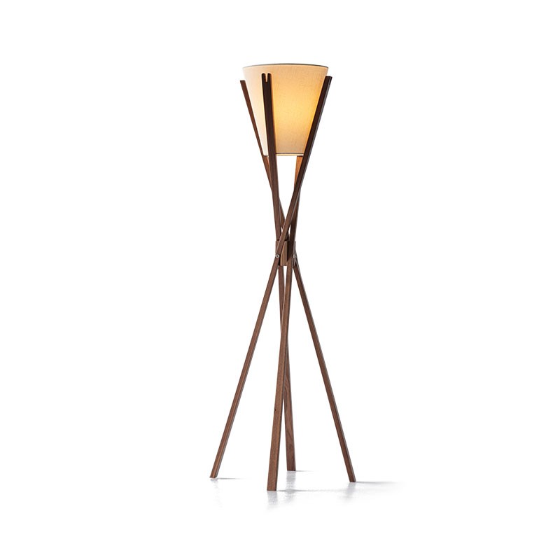lampada da terra di caon arreda in legno noce lampada da terra di caon arreda in legno noce