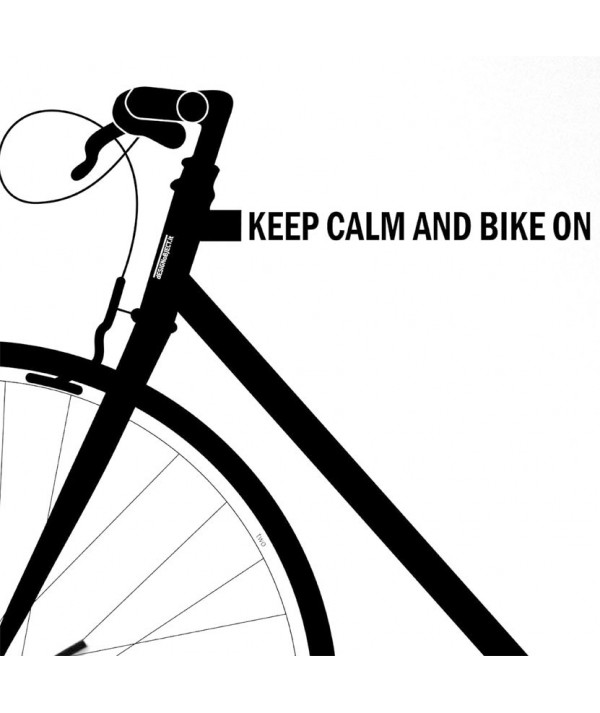 Orologio Bike Clock in metallo bianco foto ingrandita