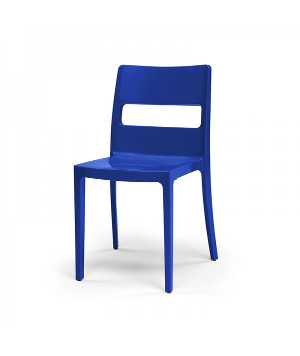Sedia Sai da esterno color blu