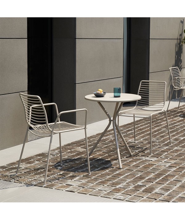 Set sedie Summer con Braccioli tortora