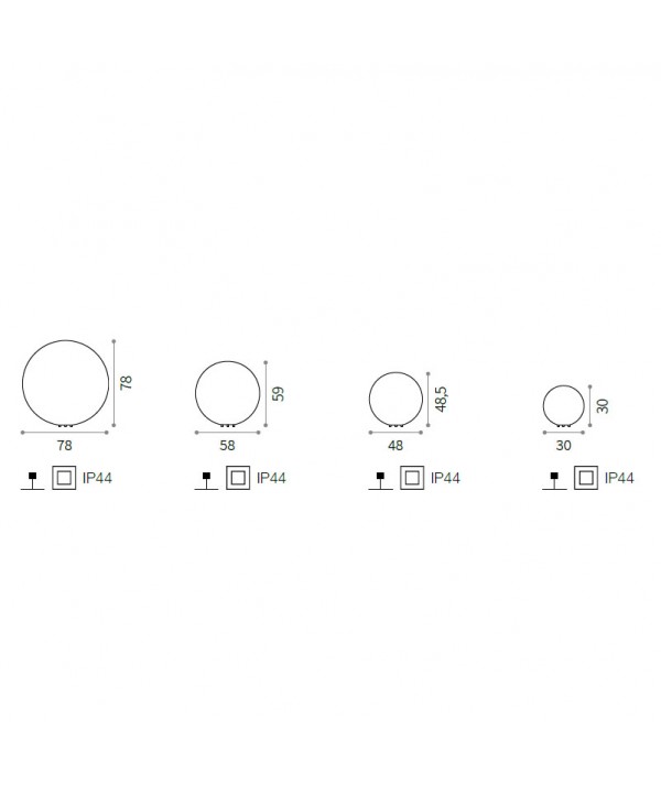Lampada da terra Doris informazioni tecniche