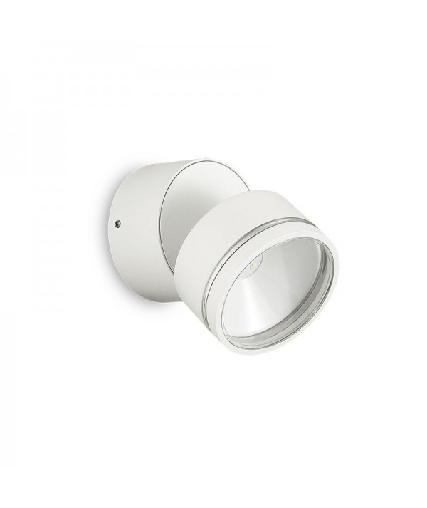 Applique da esterno Omega Round bianco