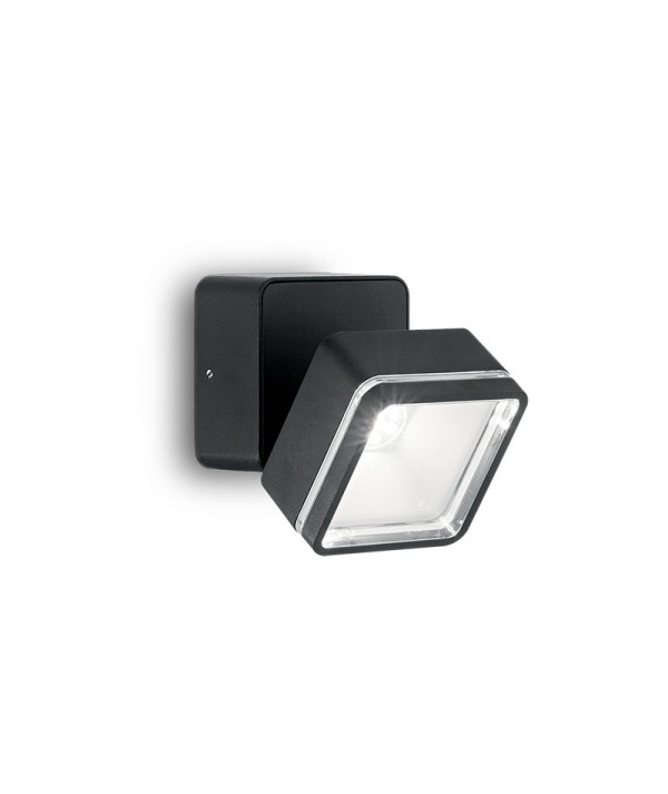 Applique da esterno Omega Square nero