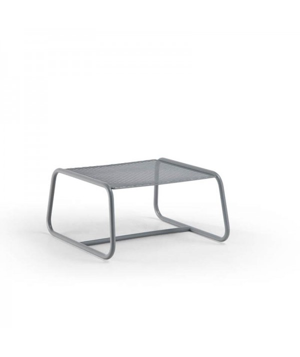 Pouf in metallo grigio pioggia di meme design