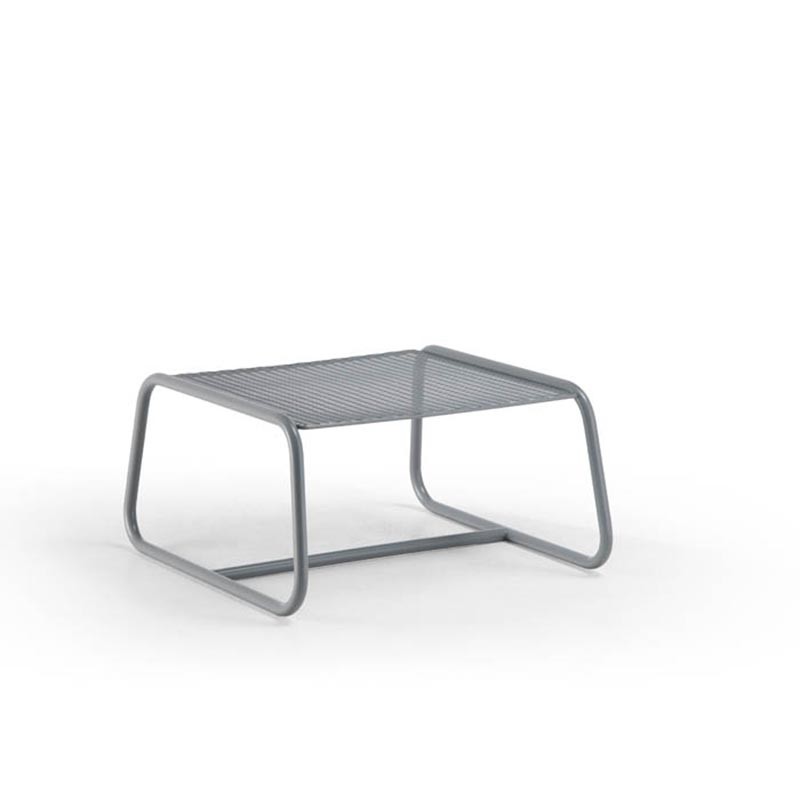 Pouf in metallo grigio pioggia di meme design Pouf in metallo grigio pioggia di meme design