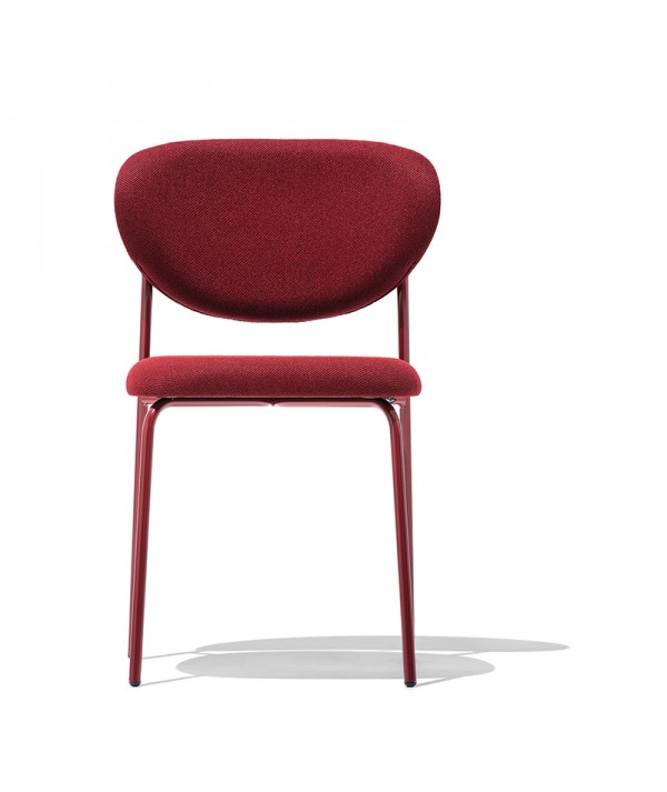 Sedia Cozy rosso opaco