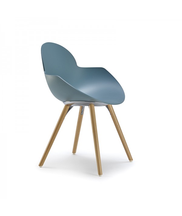 Sedia Cookie azzurro polvere