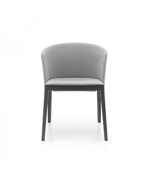 Sedia Bi Full-Back grigio e nero