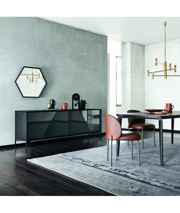 credenza grande di alf dafrè in impiallacciato