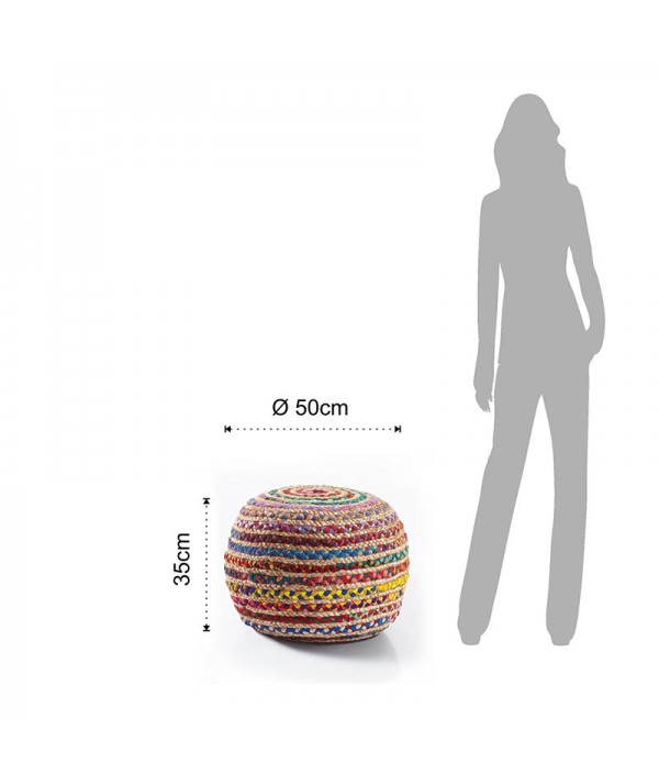 Pouf Rainbow dimensioni