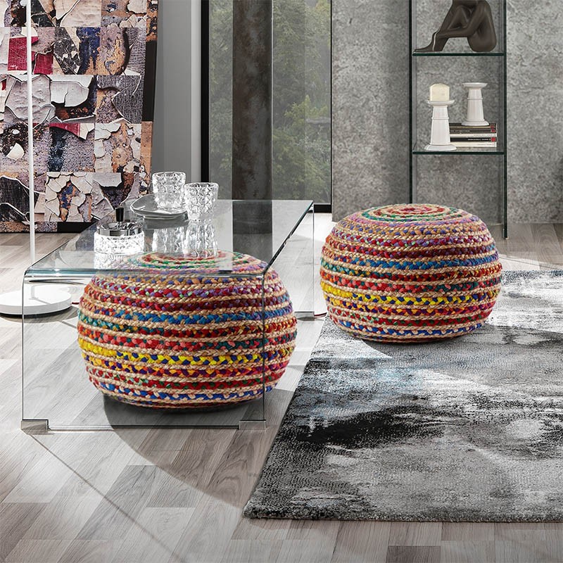 Pouf Rainbow ambientato Pouf Rainbow ambientato
