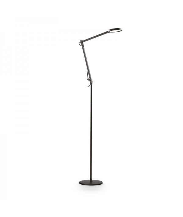 Lampada da terra Futura nero